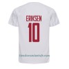 Camiseta de fútbol Dinamarca Christian Eriksen 10 Segunda Equipación Mundial 2022 - Hombre